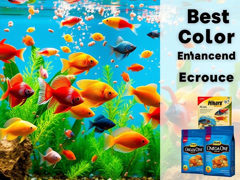 Color Enhancing Fish Food